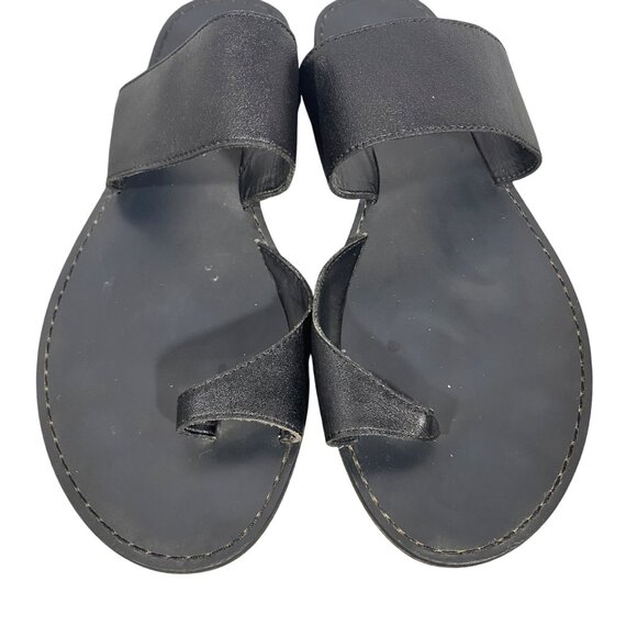 Banana Republic Elegant Black Slide Sandals - Picture 3 of 11